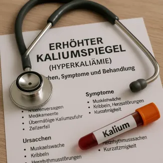Erhöhter Kaliumspiegel (Hyperkaliämie): Ursachen, Symptome und Behandlung