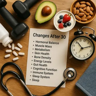 10 Key Body Changes After 30 and How to Manage Them for Better Health