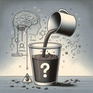 How is caffeine related to depression?