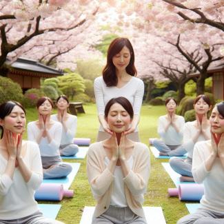 Yoga facial japonés