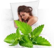 How does Melissa (Melissa officinalis) help with sleep and how do we prepare it?
